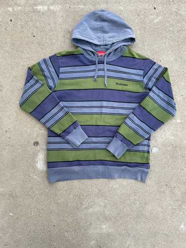 Supreme striped hoodie - Gem
