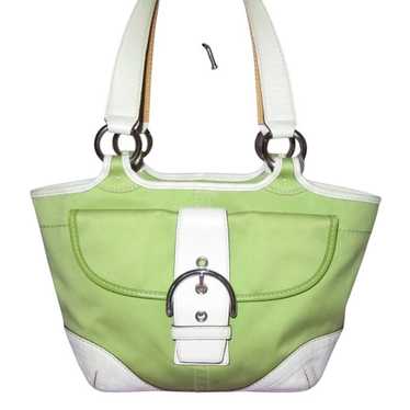 Coach soho green/white canvas - Gem