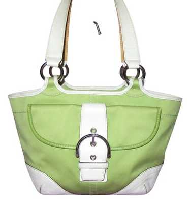Coach soho green/white canvas - Gem