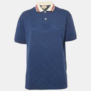 Gucci blue cotton polo - Gem