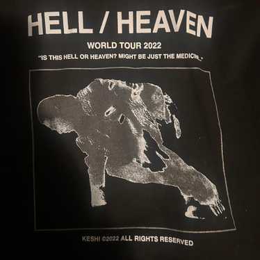 KESHI HELLO / HEAVEN 2022 フーディ Keshi Hell Heaven Tour 2022 Merch Hoodie Unisex Fashion