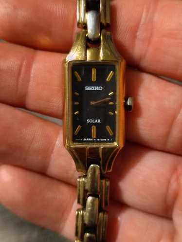 14KWG SEIKO SOLAR セイコ− DIASHOCK21JEWELS SEIKO - ☆SEIKO SOLAR☆14KWG☆21JEWELS☆手巻き☆アンティーク