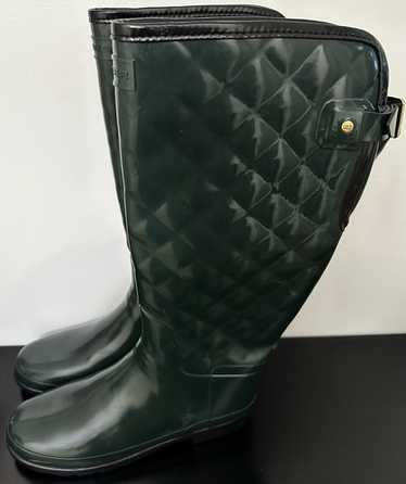 靴 HUNTER REFINED GLOSS QUILT Hunter refined gloss quilt - Gem