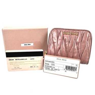 Miumiu Coin Case Wallet - Gem