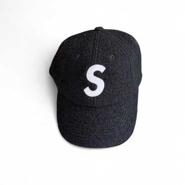 Supreme Wool S Logo 6-Panel ブラック 17aw Supreme Wool S Logo 6-Panel (FW17) - $48