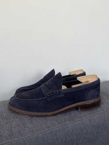 Tricker’s Suede Loafer Shoes Niles Single Buckle Loafer - Snuff Repello Suede – R E