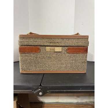 Hartmann luggage vintage suitcase トランク vintage HARTMANN suitcase LEATHER luggage bag 25x19x8 brown