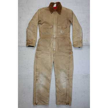 【USA-vintage】carhartt cover-all 80s 90s AMAZINGLY RARE 80'S OR 90'S CARHARTT COVERALLS HIGHLY