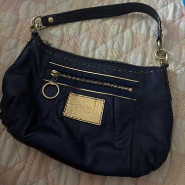 Vintage coach navy shoulder - Gem