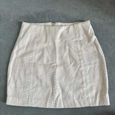 Women's Skirt - White/Cream - S – Cream and white… - image 1