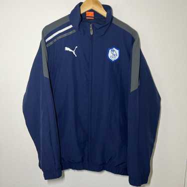 トップス vintage puma jersey jacket parka Vintage Puma Tracksuit Jacket Retro Jersey Zip-up Logo Zip