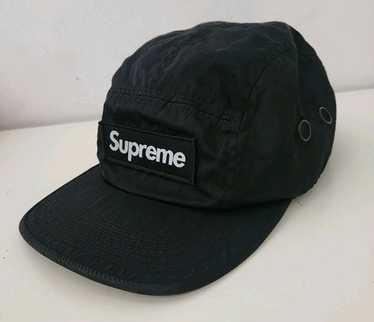 Supreme Camo Ripstop Camp Cap Black | Hype Clothinga