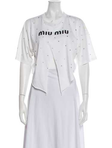 MIU MIU 21ss カットソー ミュウ ミュウ(Miu Miu)ミュウ ミュウ カットソー 衣料品