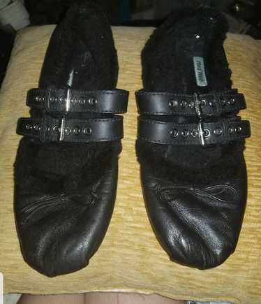 Miu miu ballerinas, flat - Gem