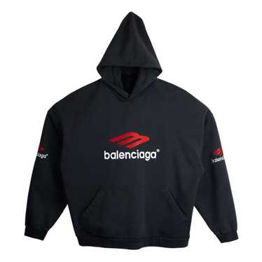 BALENCIAGA 3B スポーツ ロゴ フーディ パーカー ブラック BALENCIAGA】3B スポーツ アイコン パーカー (BALENCIAGA