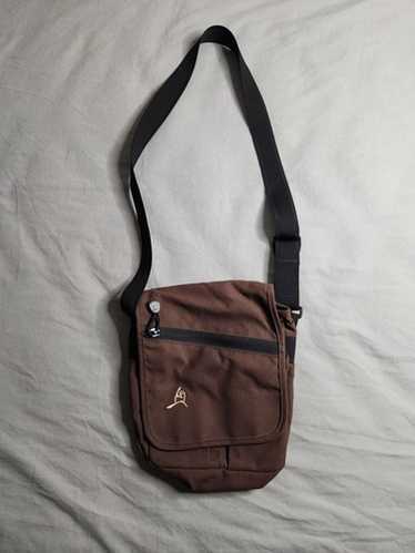 バッグ Overland Equipment small Millcreek USA Overland Equipment Crossbody Bag BROWN Canvas SMALL Satchel