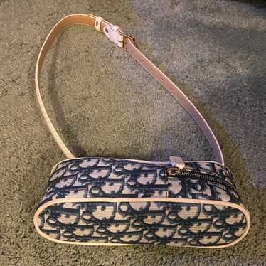 Christian Dior レザー ベルト リザード ゴールドプレートロゴ入 Christian Dior ディオール ロゴプレートネックレス