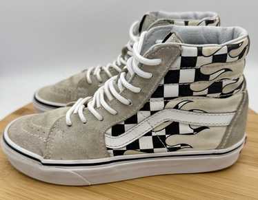Vans sk8-hi checker flame - Gem