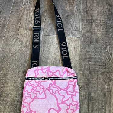 バッグ TOUS Leather Tote Bag Heart Charm Pink TOUS Leather Tote Bag Heart Charm Pink - メルカリ