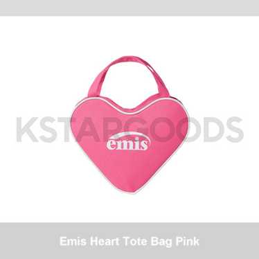 ◆EMIS◆ HEART TOTE BAGPINK m1037_1334062 Emis Heart Tote Bag Pink - Gem
