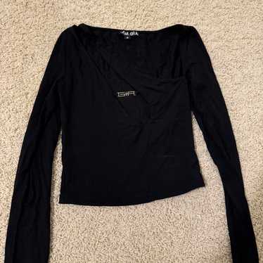 I AM GIA L/S TEE S BLACK S