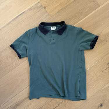 acnestudios polo jumper forest green（Acne studios polo - Gem）