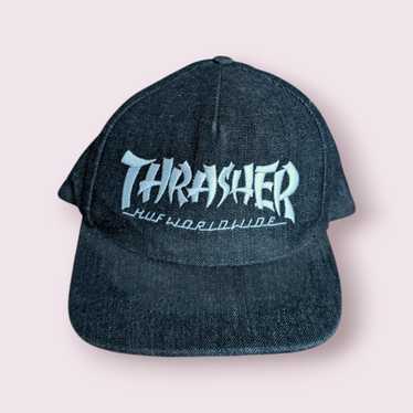 帽子 80s 90s THRASHER HAT Vintage Thrasher Snapback Trucker Hat Baseball Cap Lid