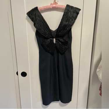 JESSICA HOWARD 黒ベロアドレス 80s-90s USA Jessica howard vintage black - Gem