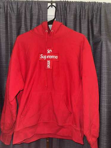 Supreme Cross Box Logo Hooded Sweatshirt Lemon Men's - FW20 - US