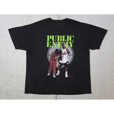 Vintage 90s Public Enemy ALL OVER PRINT Rap Hip hop Rare