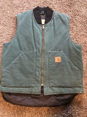 ジャケット・アウター 00s Vintage Carhartt Vest USA M MDT Vintage 80s Carhartt Worker Vest Sleeveless Jacket M Size