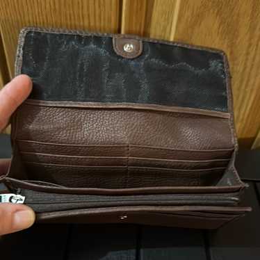 Fossil フォッシル 二つ折り財布 ジェイデン レザー トラベラー ブラウン FOSSIL（フォッシル）の「フォッシル トラベラー メンズ レザー