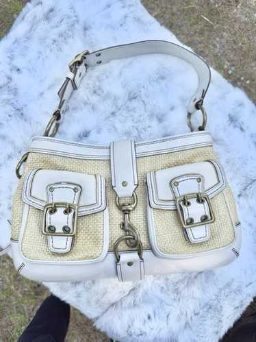 Coach Woven Straw Bag - Gem