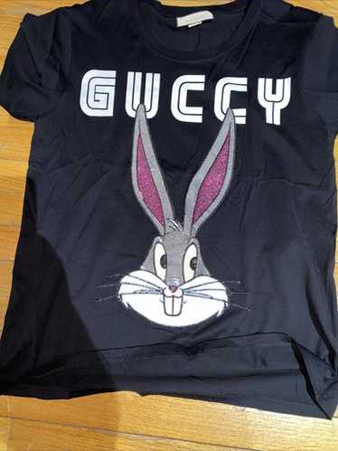 GUCCI Bugs Bunny Tシャツ ホワイト GUCCI Size L White Bunny Logo Cotton Crew-Neck T-shirt – Sui
