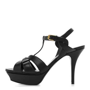 【Saint Laurent】TRIBUTE CO 75 V VER SOF SUOL S◆457755B8I00 TRIBUTE platform sandals in patent leather | Saint Laurent