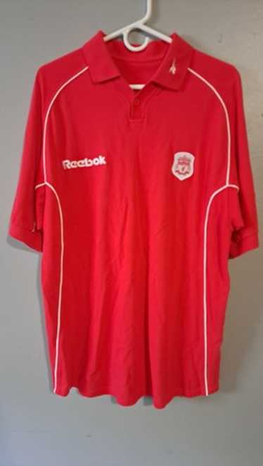 ウェア LIVERPOOL \"Kings of Europe Polo Shirt\" Vintage Official Liverpool Football Club Red Polo Shirt Size
