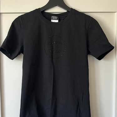 正人様】シャネル ロゴTシャツ 刺繍Tシャツ 黒 - メルカリ