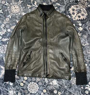ジャケット・アウター Giorgio Brato leather jacket archive Giorgio Brato Biker Leather Jacket ITEM - Tag : | Depop