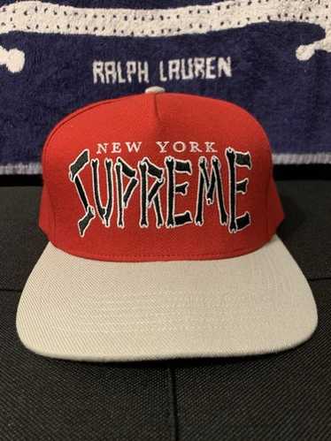 シモンズグランドセール Supreme 16aw stripes 5-panel/logo - Gem 帽子