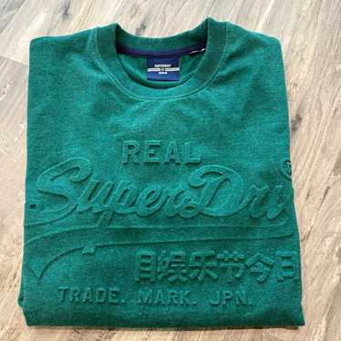 Superdry★エンボスロゴ ビンテージTシャツ 送関込 Superdry（極度乾燥しなさい）☆ヴィンテージ ロゴ☆Tシャツ