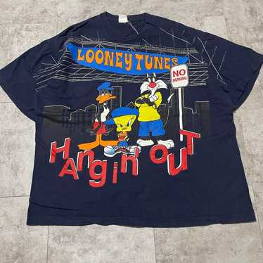 Vintage 90s Looney Tunes Tweety Bird Single Stitch T … - Gem
