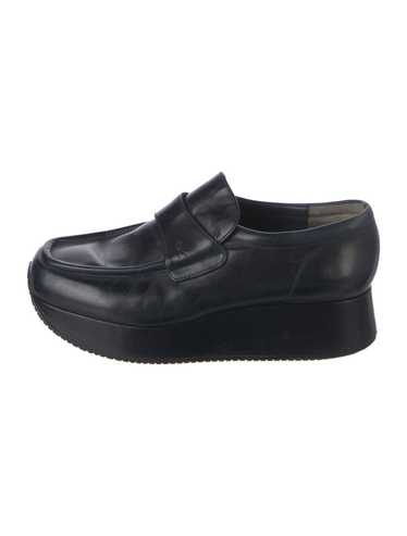 Stephane Kelian Paris Vintage Green Leather Slip on Open