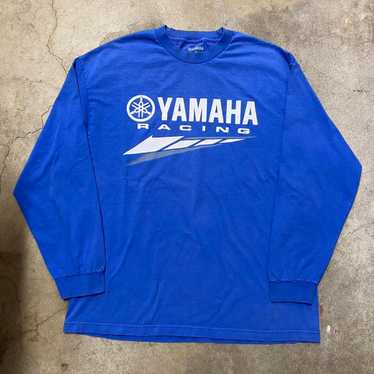 YAMAHA  MARINE  FISHING シャツ　L  レア OEM Yamaha Men's Pro Fishing Blue Short Sleeve T-Shirt X