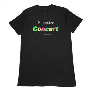 80s Vintage NEW ORDER CONCERT Tシャツ XL VINTAGE New Order JOY DIVISION Test Print XXL TOUR T-Shirt