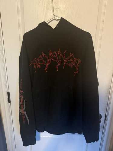 REVENGE × City Morgue Grim Reaper Red Logo Hoodie｜関送無料 REVENGE × City Morgue Grim Reaper Red Logo Hoodie｜関送無料