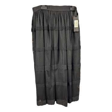【関税&送料込】Pinko Skirts Grey Women's Denim midi skirt with slit | Grey | Diesel