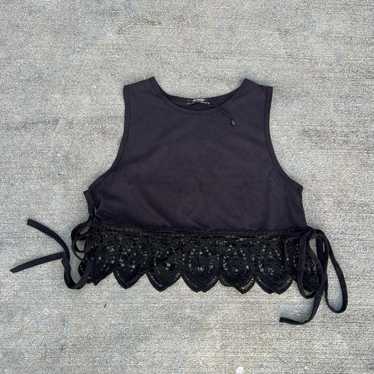 トップス gypsohila Lightly Knit Tops / Black GypsohilaジプソフィアLightly Knit Tops / Black