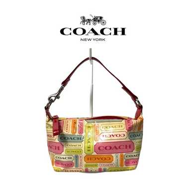 バッグ Coach Patchwork One Shoulder Bag COACH Hobo One Shoulder Bag Patchwork Signature Canvas