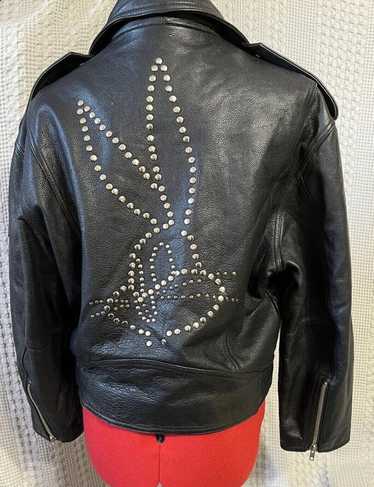 Gold bunny leather jacket - Gem