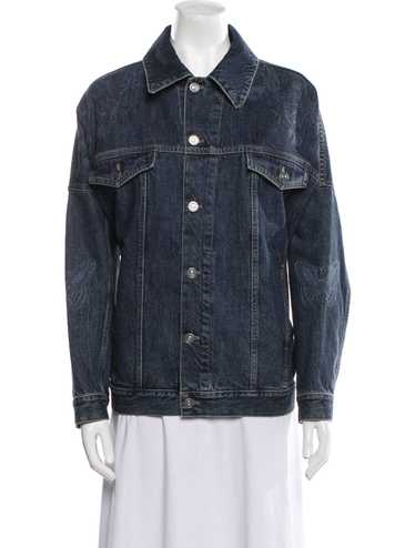 【DIOR】Oversized jacket コットンデニム すぐ届く！DIOR ブルゾン Dオブリーク ローコットンデニム (Dior